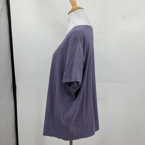 Vince T Shirt Womens 2XL XXL Amethyst Pima Cotton Crew Neck Lightweight Tee - Picture 4 of 11